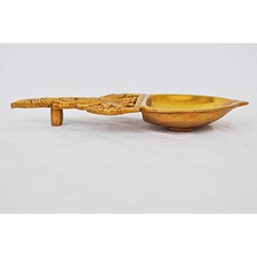 Aakrati Aarti Diya - Decorative Hand Made Brass Metal Oil Lamp