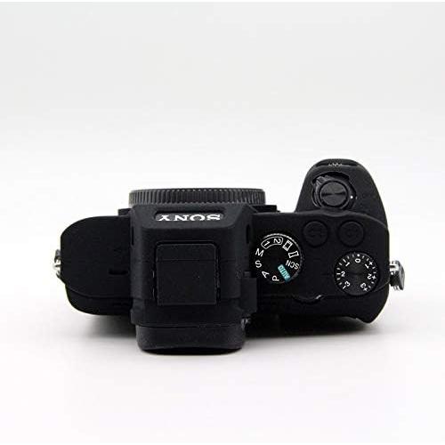Sony A7II Case, BolinUS Fullbody Ultra-Thin Lightweight Rubber Soft Silicone Housing Case Bag Cover for Sony Alpha A7ii A7R2 A7Rii A7sii (Black)