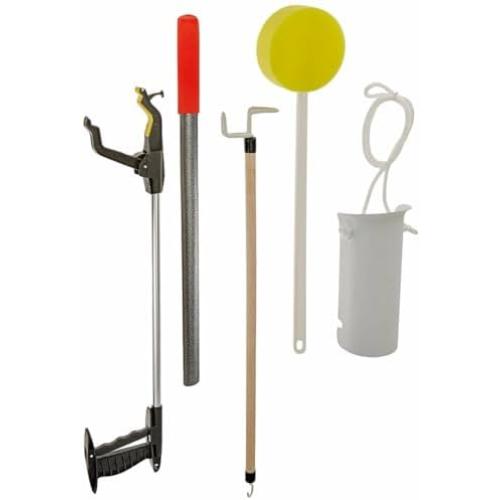 Cubii Health Hip Kit III, Total Hip Replacement Recovery Kit to Avoid Bending and Moving HIPS, ADL Tools for Elderly, Including Reacher Grabber, Sponge, Dressing Stick, and Shoehorn
