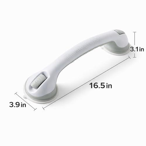 Grab Bars for Bathtubs & Showers, 16.5 Suction Cup Grab Bars