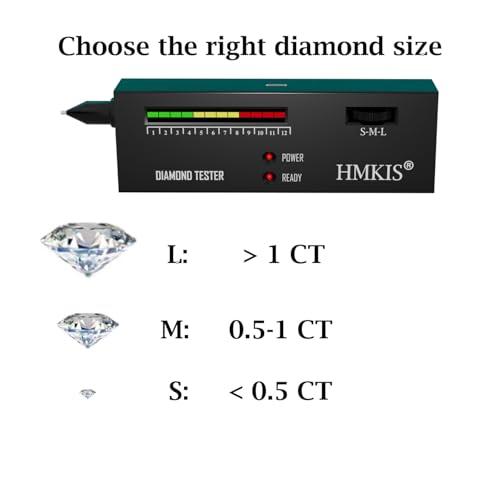 HMKIS Diamond Tester   200g/0.01g Jewelry Scale＋30X Mini LED Magnifying