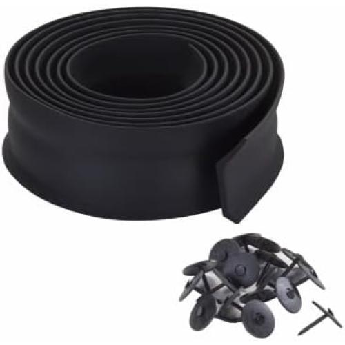 M-D Building Products 03723 9 ft. Black Rubber Garage Door Bottom Seal