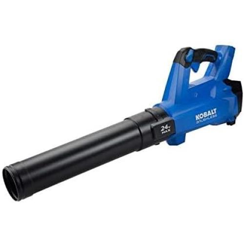 Kobalt 24-Volt Lithium Ion 410-CFM 100-MPH Brushless Cordless Electric Leaf Blower With Battery and Charger