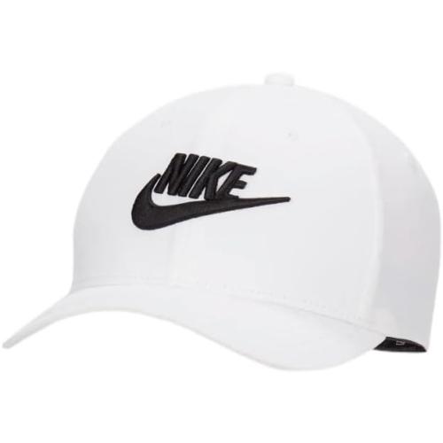 Nike Rise Structured SwooshFlex Futura Cap (White)