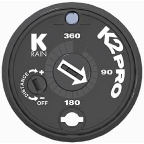 K Rain K2 Pro 3/4 Gear Drive Rotor 5 Pop-Up| 18' - 40' Spray Distance, 40° - 360° Arc Spray Pattern with Full-Circle Gear Driven Rotor | Includes Install Kit (4 Pack)