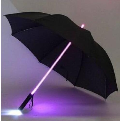 Navy Blue 7 Colours LED Light Blade Runner Style Umbrella (Navy-adult)