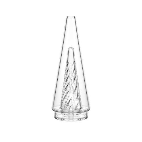 Clear Borosilicate Glass Cone Component - Precision Geometric Glass Art Supply for DIY Crafting, Stained Glass Making, Heavy Wall Construction (Clear)