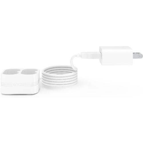 White Wyze Battery Charging Dock for Battery Cam Pro