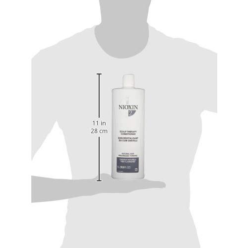 Nioxin System 2 Scalp   Hair Thickening Conditioner for Natural Hair with Progressed Thinning | Boost Hair Density with Niacinamide & Biotin | Refreshed Scalp with Healthy Shine