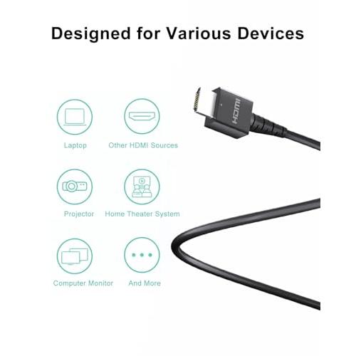 HDMI Cable Compatible with Nintendo Switch OLED, Original Switch HDMI-Cable