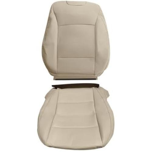 Passenger Side Bottom & Top Lean Back Perforated Leather Seat Cover Fits for Subaru Outback 2015-2019, Tan Car Seat Cushion Protector Replacement Cover