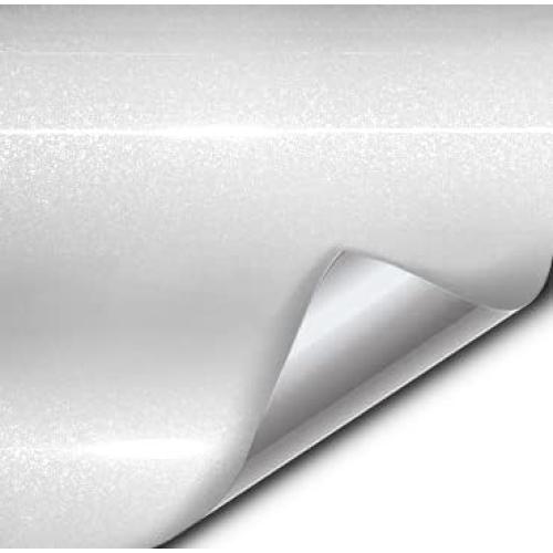 VViViD XPO Sparkle Metallic Gloss White Vinyl Car Wrap (10ft x 5ft)