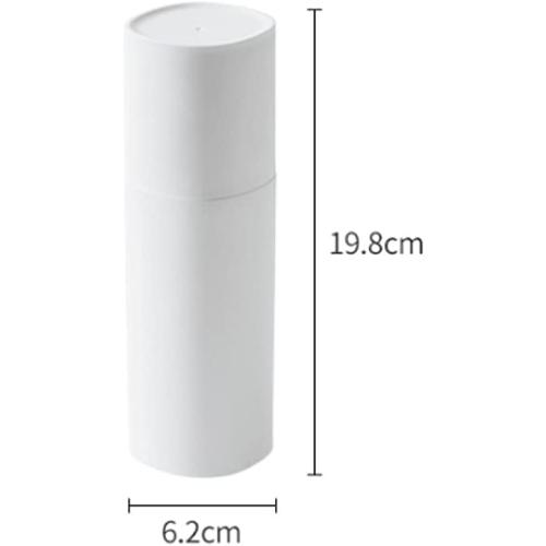 Toothbrush Holder, Plastic Toothbrush Cup for Family，Anti-Slip Design，Lightweight and Flexible，Size：6.2×19.8cm (Color : Blue)