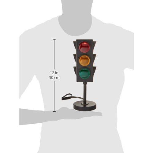 Rhode Island Novelty Eltrali 8 Inch Traffic Light Table Lamp