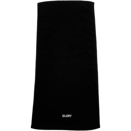 Glory Gym Towel - 100% Organic Cotton - Soft and Absorbent for Gym, Yoga, spa Dimensions (29.52 X 13.78 inch) 570 GSM (Black)