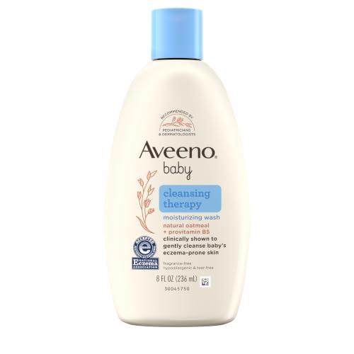 Aveeno Baby Cleansing Therapy Moisturizing Body Wash, 8 oz