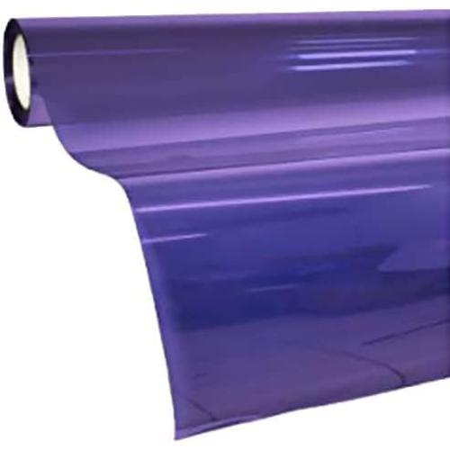 VViViD Transparent Colorful Vinyl Window Tinting Sheets (10ft x 5ft, Purple)