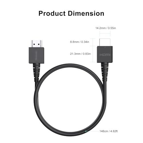 HDMI Cable Compatible with Nintendo Switch OLED, Original Switch HDMI-Cable