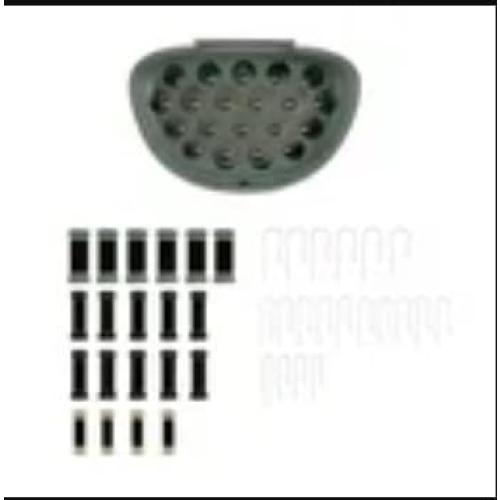 Botanicals™ Hair Setter, Ceramic, Ionic Conditioning, with 20 Rollers, Green