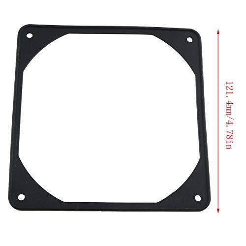 E-outstanding 4-Pack 120mm Rubber Shock Absorption Pads for 12cm Fans, Reduce Noise, Desktop Compatible