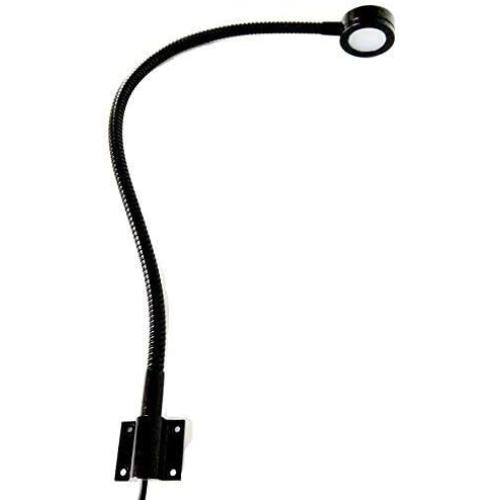 Marine 12v Led White/Red Light, 20 inch gooseneck arm, dimmable Lamps, Flexible Reading Chart Light for Boat, Rv, Caravan