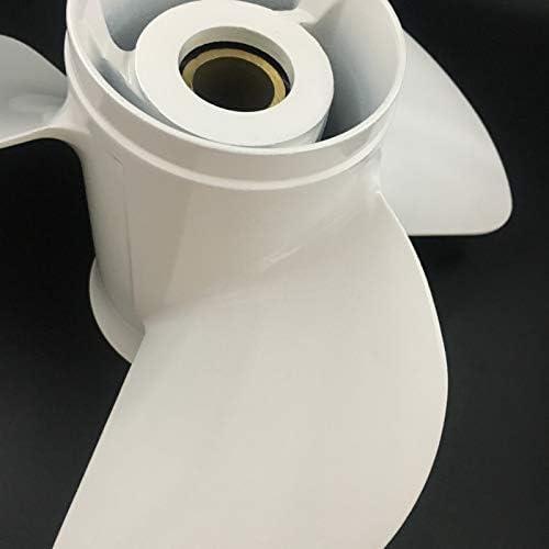 CAPTAIN Outboard Propeller fit Yamaha 115 T50 60 70 75 80 85 90 100 130 HP Engines, OEM 15 Spline Tooth Outboard Prop, RH Aluminum Propellers