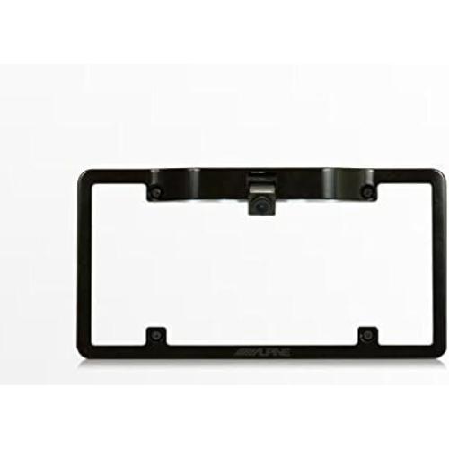Alpine KTX-C10LP License Plate Camera Mount   Alpine PCAM Rear View Camera Bundle