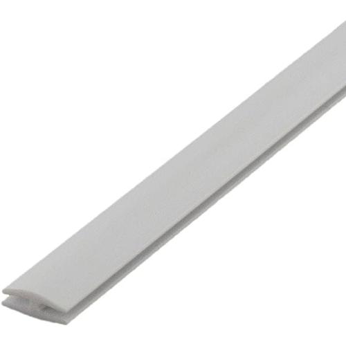 Pack of 2 Outwater Plastic H Channel Fits Material 1/16 Inch Thick White Rigid PVC Divider Moulding 46 Inch Length (Pack of 2)