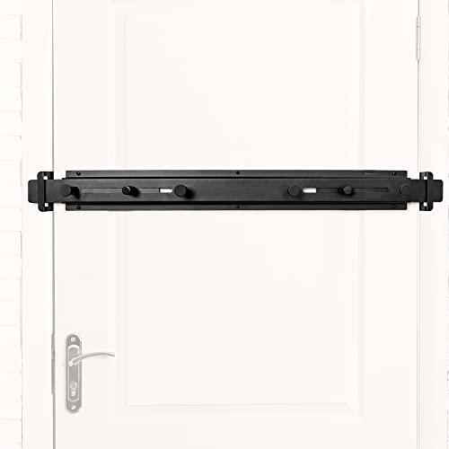 Sihnman Door Bar Lock - Patented Door Barricade Security Bar - Home Safety Improvement, Door Reinforcement, Childproof, Break-in Prevention - Premium Grade Steel Door Mount for 26''-37'' Wide Doors