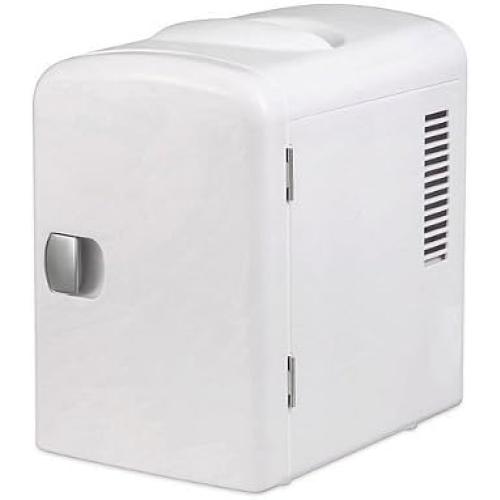 Gourmia Personal Mini Fridge Cooler / Warmer, 4L, White