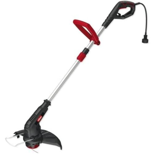 4.6-Amp 13in Electric String Trimmer HT21-401-002-04, Adjustable D-Grip Handle, Plant Protection Guard Keeps You from Accidentally Trimming Flowers