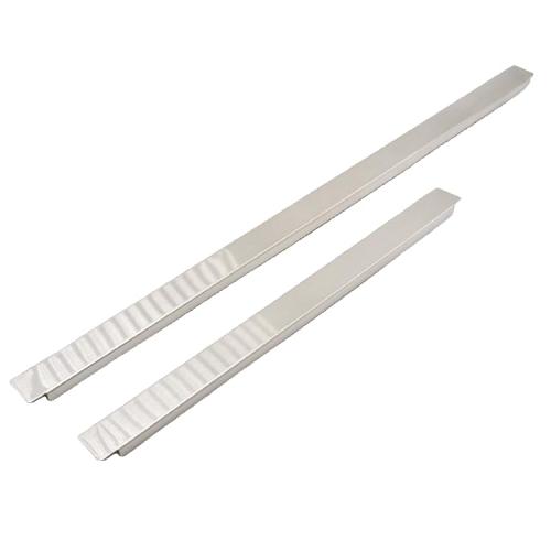 4 Pack 20.6 Inch 523 mm Stainless Steel Adaptor Bar for Food Pan, Divider Bar for Food Service Bain Marie Steam Table Steam Loss Prevention