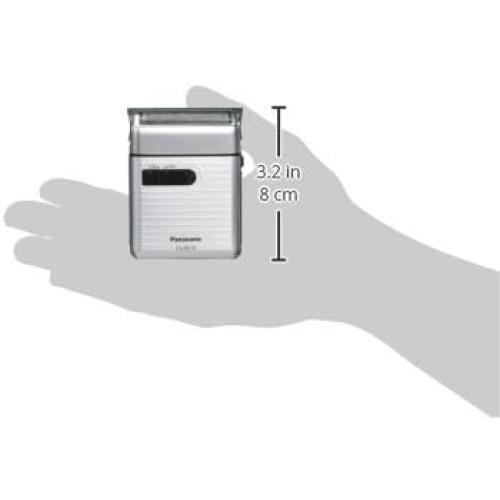 Panasonic Men's Shaver for Traveler ES-RS10-S Silver | DC3V (2 x AA Alkaline) (Japan Model)