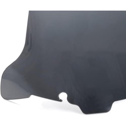 WYNMOTO 10.5 Smoke Wave Windshield Windscreen Wind Splitter Compatible for 2014-2024 Harley Davidson Touring Street Glide Electra Glide 2014 2015 2016 2017 2018 2019 2020 2021 2022 2023