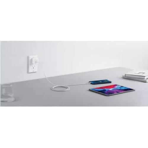 Anker PowerPort III 20W USB-C Wall Charger, Compact Fast Charger, Foldable Plug, Quick Charging for iPhone 16 Series, Galaxy, Pixel, iPad (Cable Not Included), A2631 (With heyday 3ft lighting to USB C cable