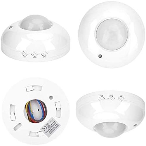 Infrared Sensor Detector Light Bulb Switch 110V-240V Adjustable PIR Auto Sensor Switch Body Motion Movement Ceiling