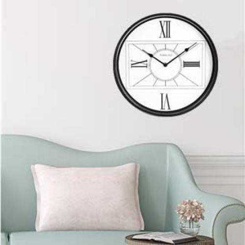 Youngtown 12888 Clock Mechanism 13/64 Thread Battery Operated Replacement | Comes with 4 Sizes Black Clock Hands Fits Various Clock Faces Ideal for DIY Wall Clock Making Repair & Replacement Projects