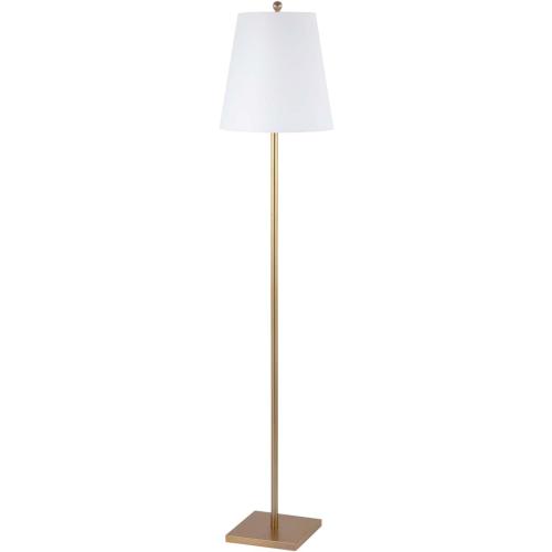 SAFAVIEH Lighting Collection Geralt Contemporary Gold 69-inch Floor Lamp (LED Bulb Included)