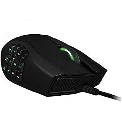 Razer RZ01-01050100-R3M1 Naga Left-Handed - Ergonomic MMO Gaming Mouse with 12 Programmable Thumb Buttons - 8,200 Adjustible DPI