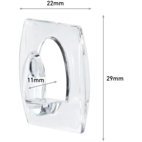 4 packs, command Mini Hooks Value Pack, Clear, 18-Hooks (17006CLR-18ES), Organize Damage-Free