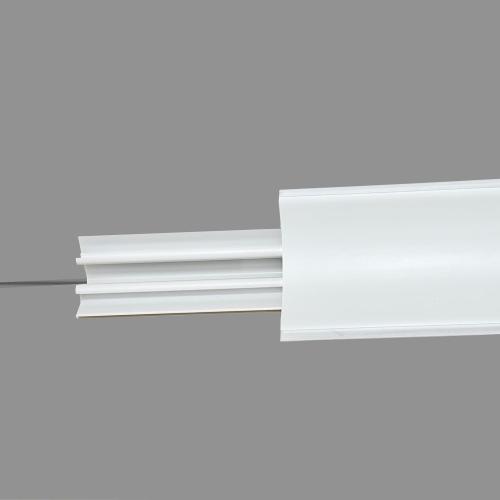 Ceiling Crown Molding Trim 10-Pack 46.9Ft in Total Length, with Base Decorative Ceiling Molding Bars -Install with Glue or Screws, White (Adhesive not Included)