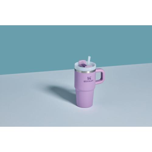 STANLEY Quencher H2.0 Tumbler with Handle and Straw 14 oz | Flowstate 3-Position Lid | Cup Holder Compatible for Travel | Insulated Stainless Steel Cup | BPA-Free | Lilac