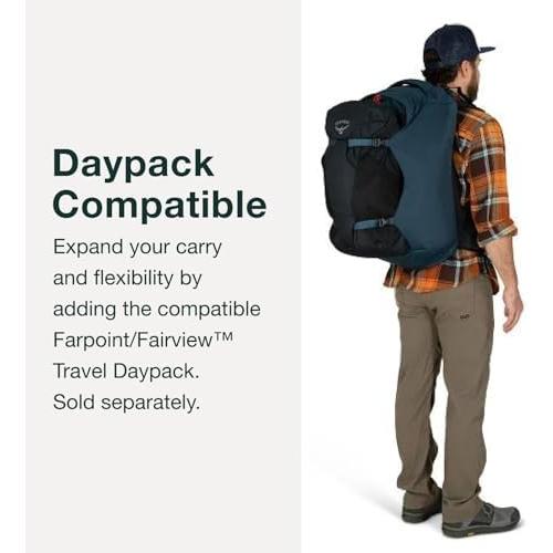 Osprey Farpoint 40L Men's Travel Backpack, Black