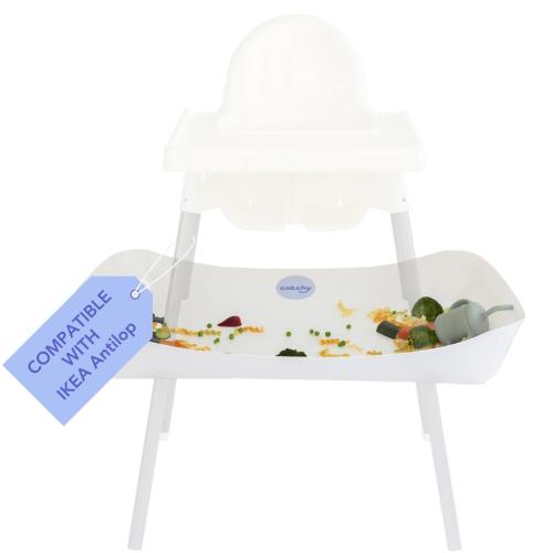 CATCHY - Food Catcher - Compatible with IKEA Antilop High Chair   11 Other High Chairs - Highchair Sold Separately - Baby & Toddler Food & Mess Catcher - Under High Chair Accessory | High Chair Food Catcher - High Chair Sold Separately - Baby & Toddler Food & Mess Catcher - Under High Chair Accessory