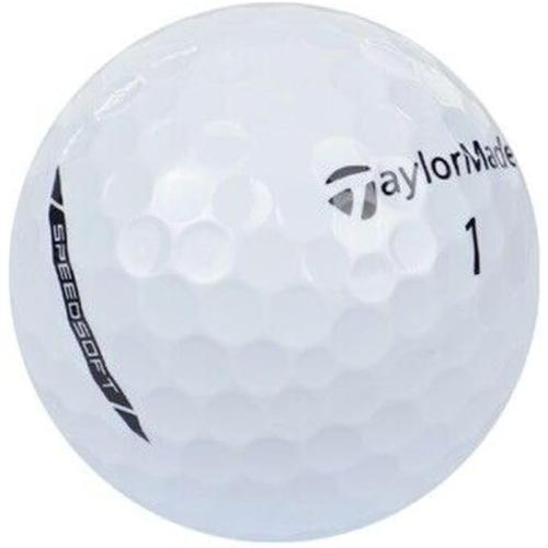 TaylorMade SpeedSoft Golf Balls (White, 3pk) 1 Sleeve 2024