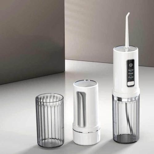 Water-Flosser-Cordless-Teeth-Cleaner Water Dental Flosser with 3 Modes 4 Jets Rechargeable IPX7 Waterproof Dental Oral Irrigator for Travel Home Braces