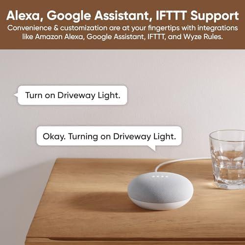 WYZE Floodlight Camera Pro, PCMag Editors' Choice 3000-Lumen LEDs, 2.5K HD Outdoor Security Camera, 180° Wide View, Motion Detection, Color Night Vision, Works with Alexa & Google, Free Expert Setup