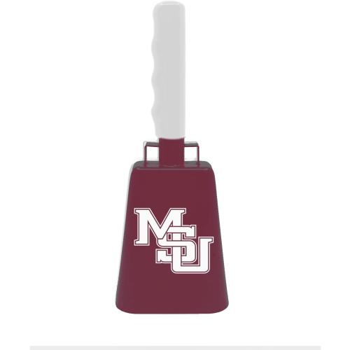 Gametime Sidekicks Mississippi State Bulldogs Steel Maroon Cowbell w/White Rubber Handle - Vintage MSU