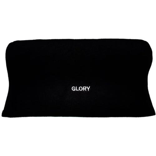 Glory Gym Towel - 100% Organic Cotton - Soft and Absorbent for Gym, Yoga, spa Dimensions (29.52 X 13.78 inch) 570 GSM (Black)