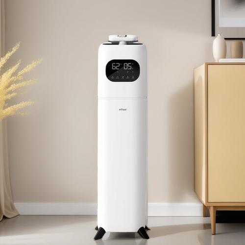 Humidifier Large Room, 2.3Gal/9L Room Humidifiers for Bedroom with with Timer, 360°Nozzle, Large Cool Mist Humidifier with Aroma Box, School, Office, Warehouse, White